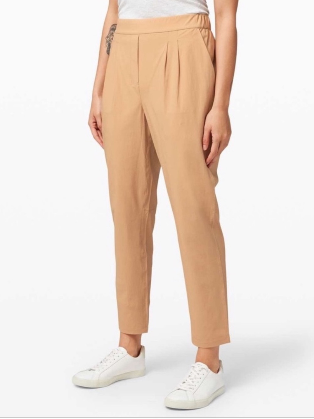 Lululemon Your True Trouser High Rise Pant Beech Wood Size 4 Straight